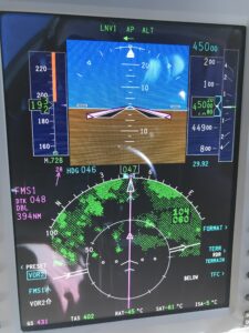 Rockies from 45,000 - Cruise between 430 and 470 KTS, 730 and 800 MPH.