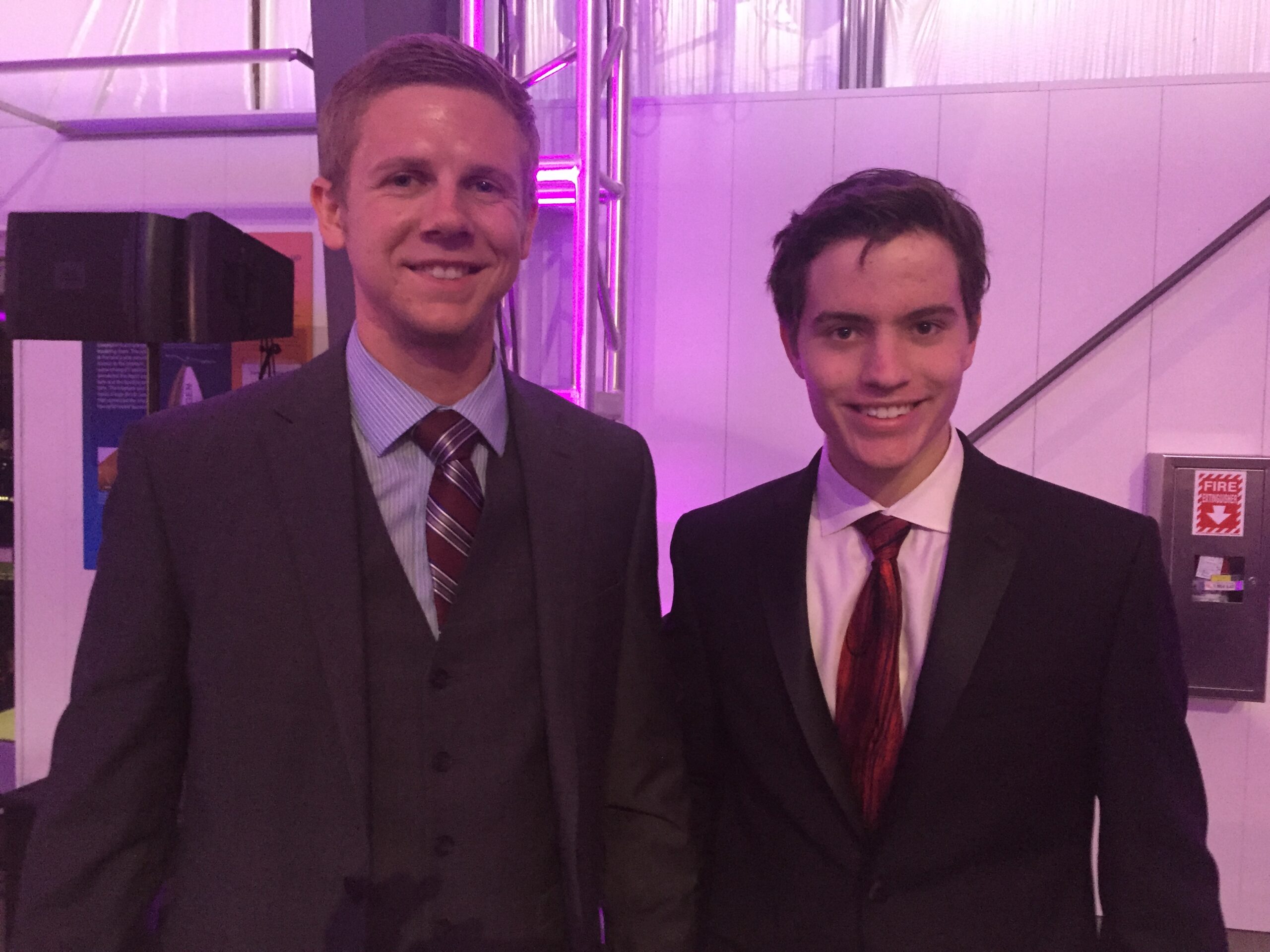 Aria Davenport with Greg Danz.