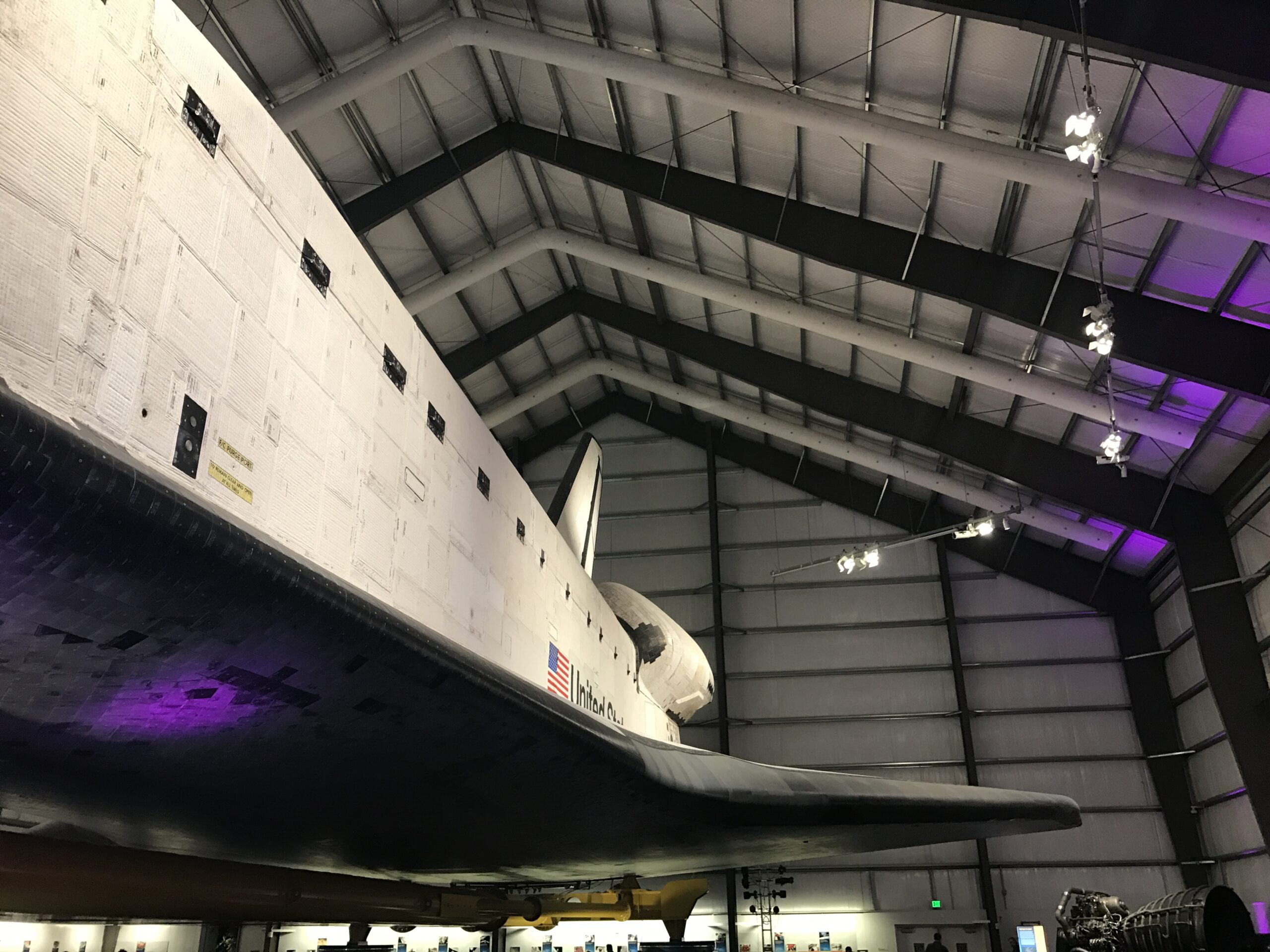 The Endeavour Space Shuttle.